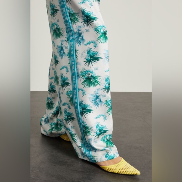 NWT Max Mara 100 % Silk Blouse & Matching Pants Set Size: M US4/6 Spring/Summer - Picture 9 of 17